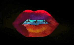 Gif animé bouches diverses